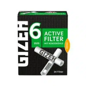 Gizeh Aktivkohlefilter 6mm